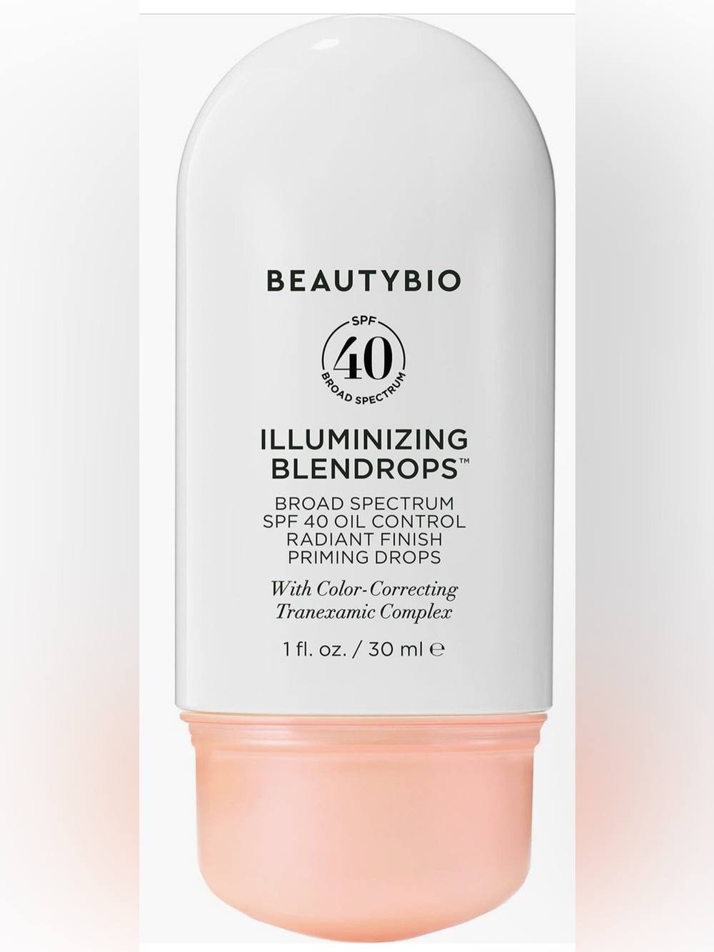 BeautyBio Illuminizing Blendrops™ Broad
Spectrum SPF 40 Priming Drops